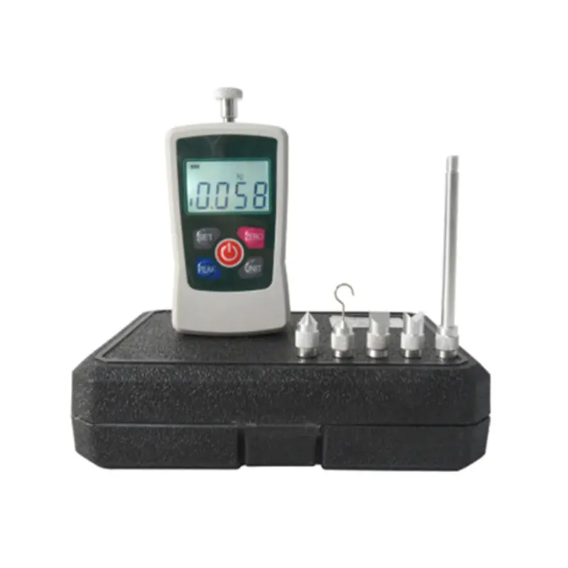 Handheld Force Gauge Meter Digital Push Pull Force Meter Tester With Max Range 500N 3 Measurement Mode 4 Units N Kg Lb Oz