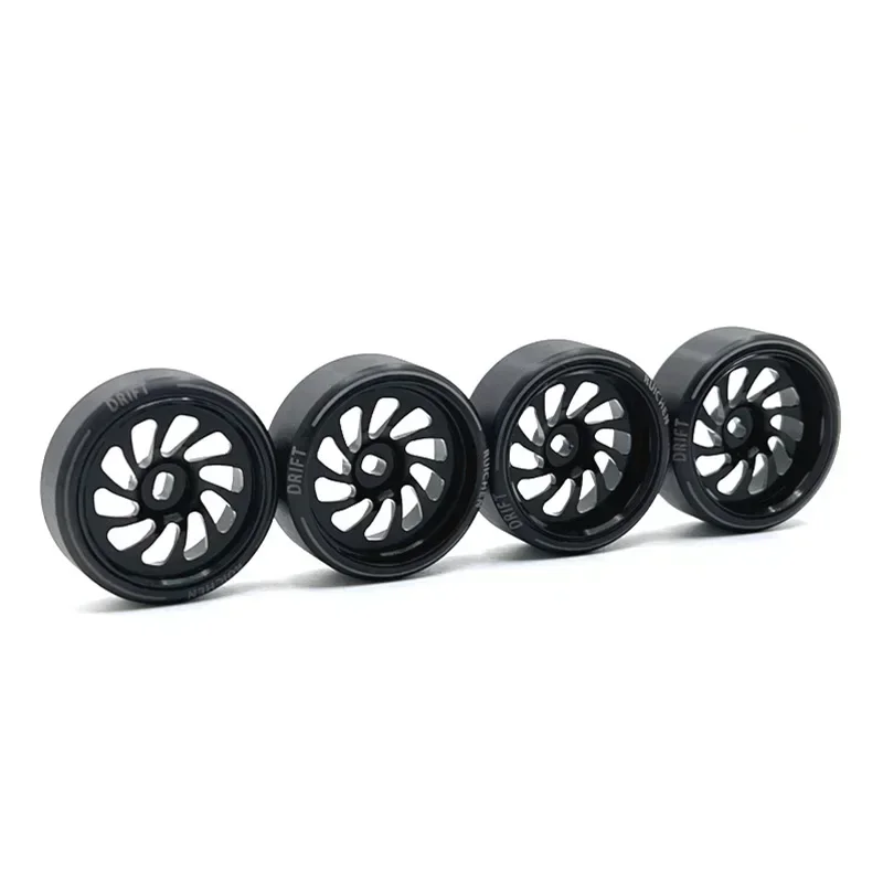 WLtoys – roue à dérive en métal de 27mm, voiture anti-moustique KYOSHO 1/28 RC, pièces de rechange, mise à niveau et Modification
