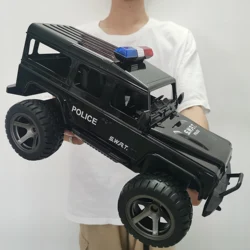 Double E D110 1:14 Large Land Rover Police Offroad Buggy Big Remote Control vehicles Climbing Car Children Toys for Boys Gifts