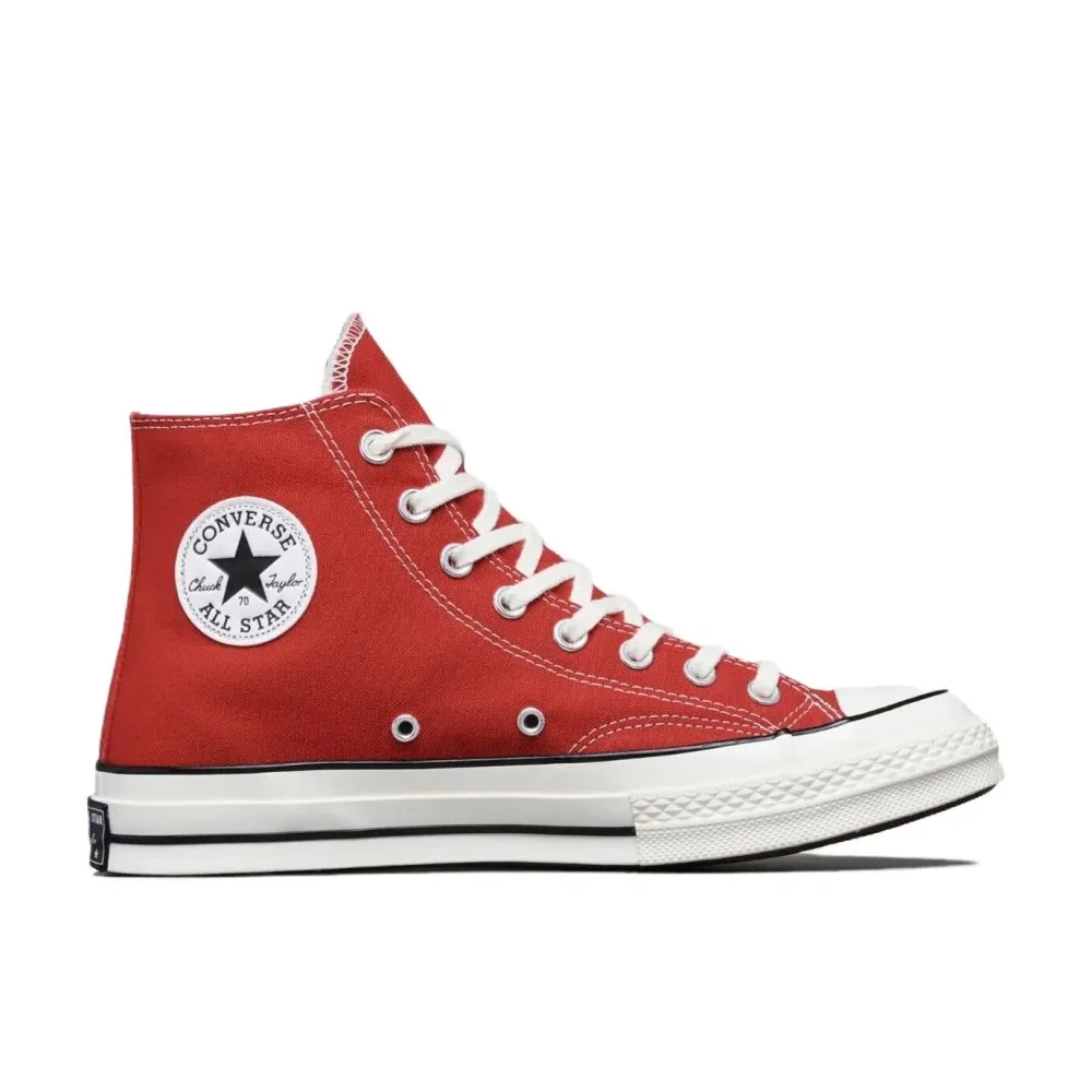 Converse Red 1970s Chuck Taylor All Star High Classic Retro High Top Casual Board Shoes Men's and Women's Canvas Shoes