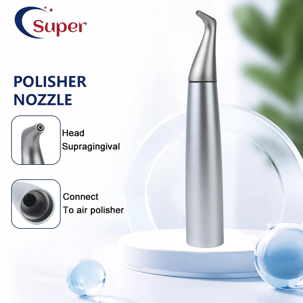 Dental Air Polisher Supragingival Nozzle Compatible With E*S AIR‑FLOW S1 S2 Air Flow Prophy Jet Replacement Spare Parts