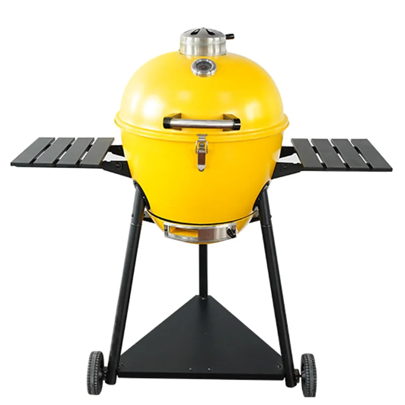 

Kamado Grill Bbq metal Pizza Oven with fire bowl Outdoor Temperature Gauge Kamado Grill