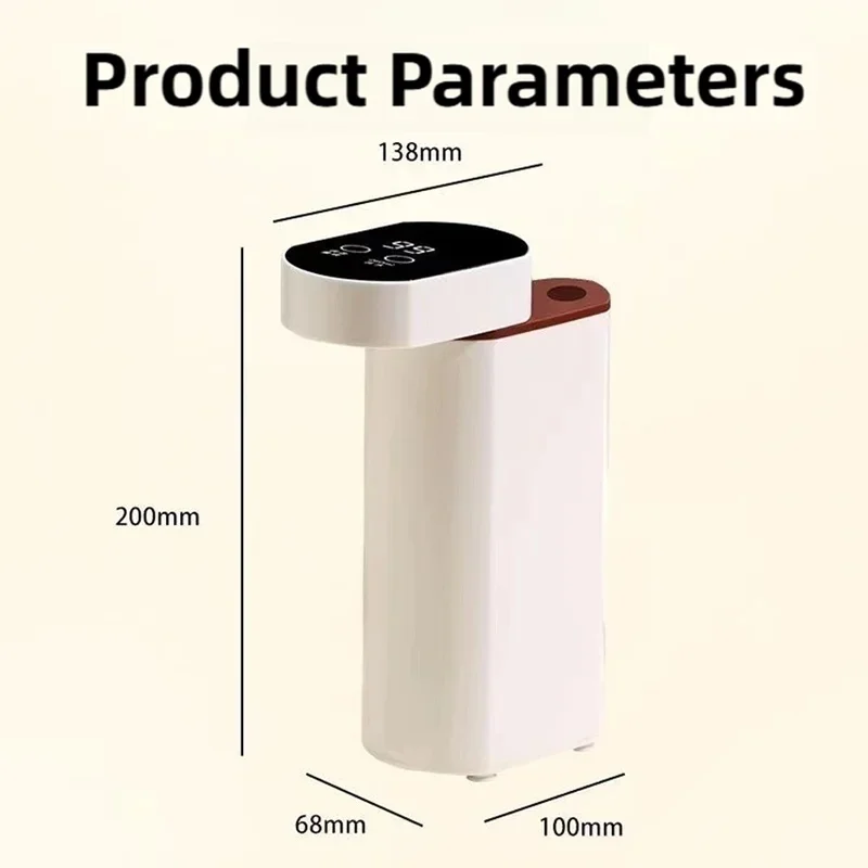 2000W 3‑Second Instant Heating Water Dispenser Portable Desktop Hot Water Boiler For Bottled & Mineral Water Home Office Use