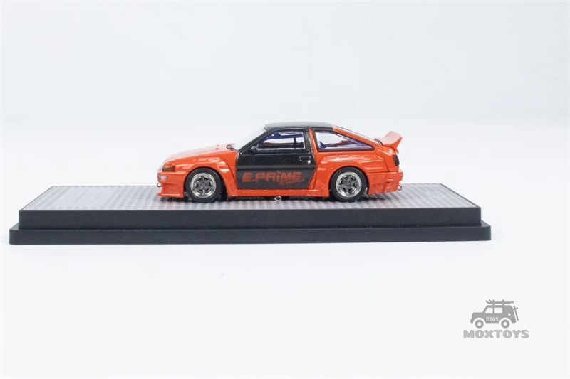 INNO 1:64 COROLLA TRUENO AE86 PANDEM / ROCKET BUNNY Orange Diecast Model Car