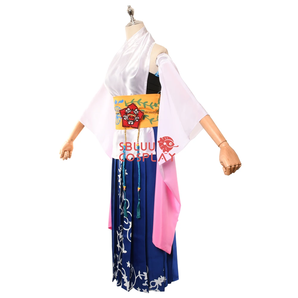 SBluuCosplay Final Fantasy FF X 10 Yuna Cosplay Costume Custom Made