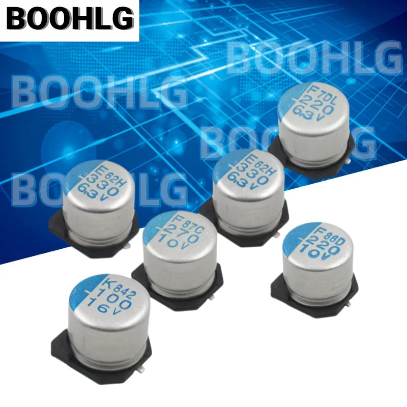 20pcs NCC Solid Capacitor SMD 2.5V 6.3V 10V 16V 82UF 100UF 180UF 220UF 330UF 390UF 470UF 560UF For Motherboard VGA NIPPON CHEMI