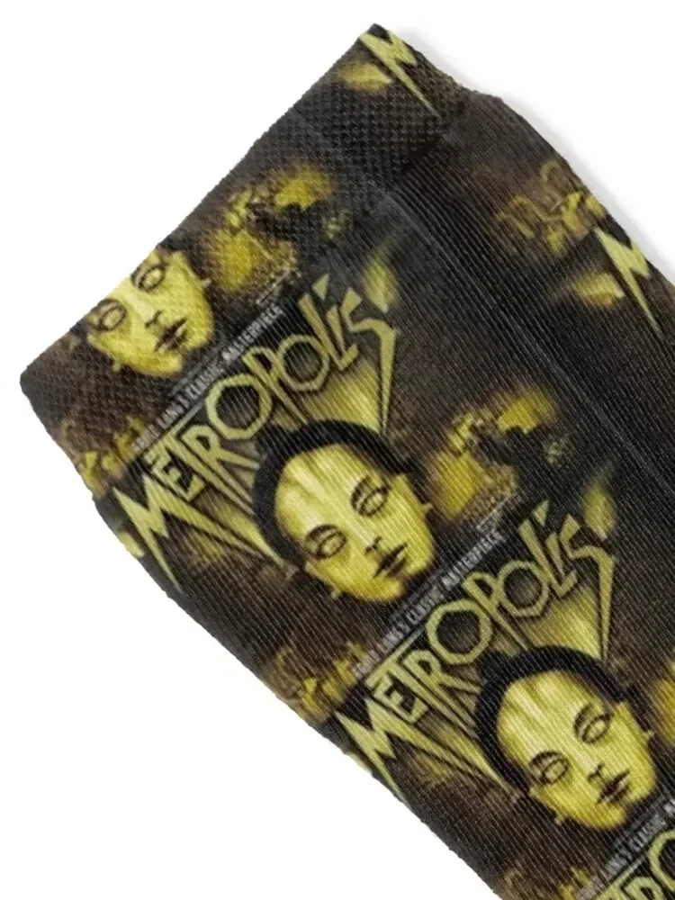 Metropolis movie poster Socks Toe sports luxury Boy Socks Women's