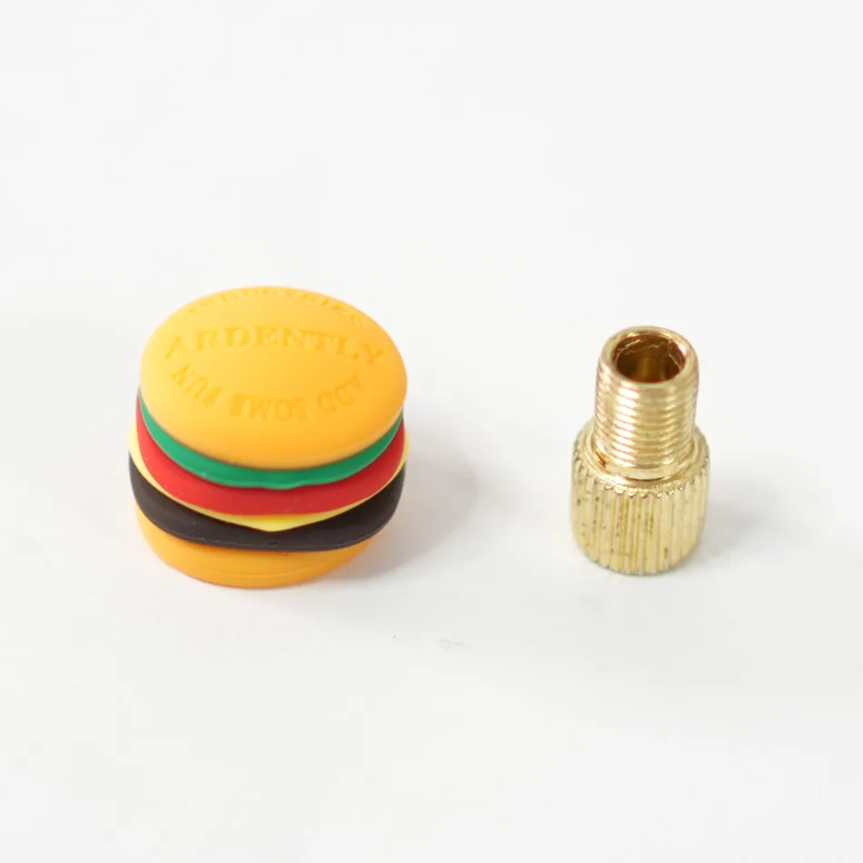 Ardently Hanbuger Value Cap, Tyre Air Valve, Dustproof Rubber Cap, Tire Valve Caps, Bike Accessories for Cars, MTB, Kids, Fixie