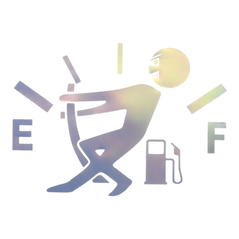 Reflective Car Sticker Full Hella Flush Exterior Accessories Funny Car Sticker Pull Fuel Tank Cover Pointer 1 Pcs