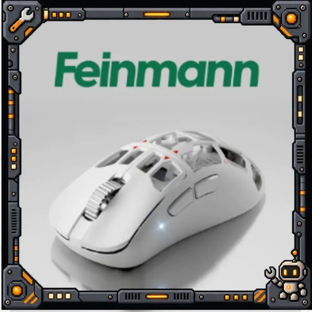 Pulsar Feinmann F01 Wireless Gaming Mouse Magnesium Alloy 46g 32K DPI 8000Hz Polling Wireless Charging Dock Optical Switches