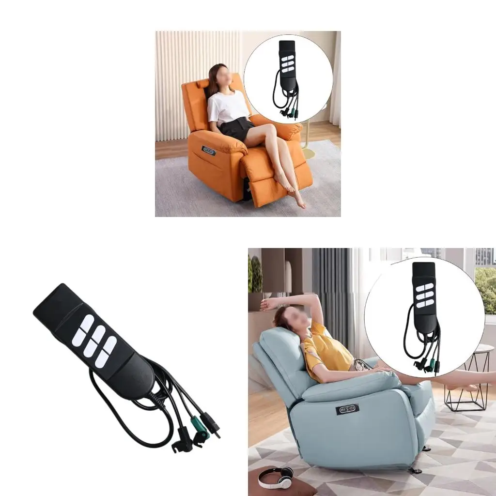 

Sofa Lift Chair Hand Control 6 Button Operations High Current Motor Accessory