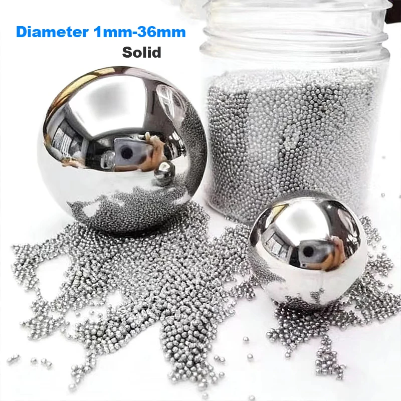 1/1.5/2/2.381/2.5/3.175/4/5/5.5/6/6.35/6.5/7/7.144/8/8.5/9/9.5mm-36mm G200 304 Stainless Steel Bead Precision Metal Solid Ball
