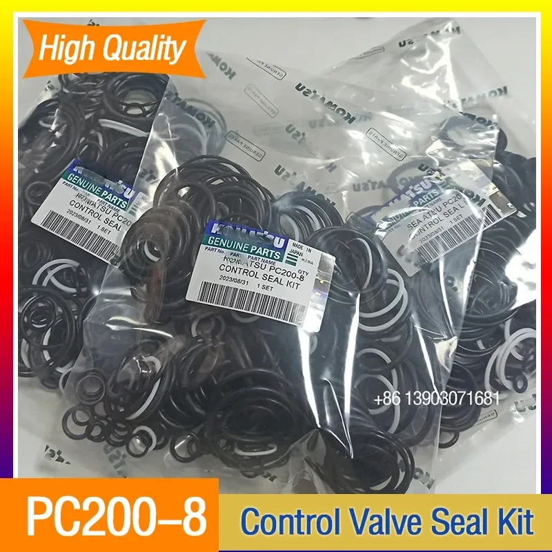 Control Valve Seal Kit Repair Kit NOK for Komatsu PC200-8 Excavator Control Valve