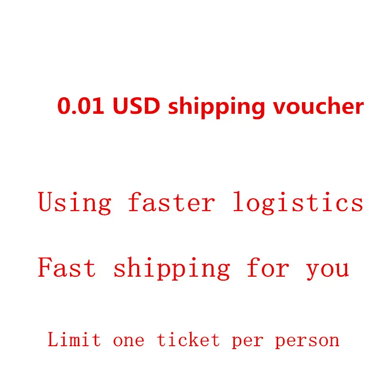 Resend replenishment product ABCD Additional Pay on Your Order  0.01 USD shipping voucher