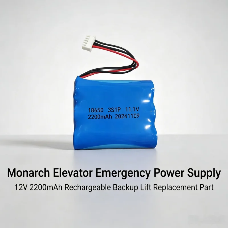 Power Supply Box for Monarch Elevator Intercom System Built-in 12V 2200mAh Rechargeable Backup Battery Lift Replacement Parts