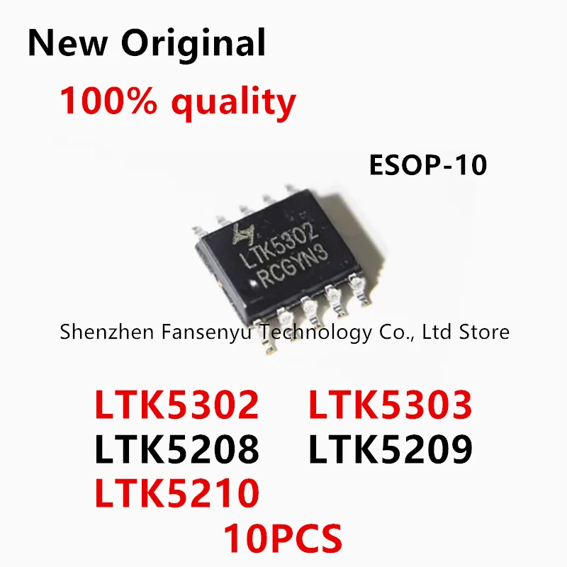 

(10piece)100% New LTK5302 LTK5303 LTK5208 LTK5209 LTK5210 sop-10 Chipset