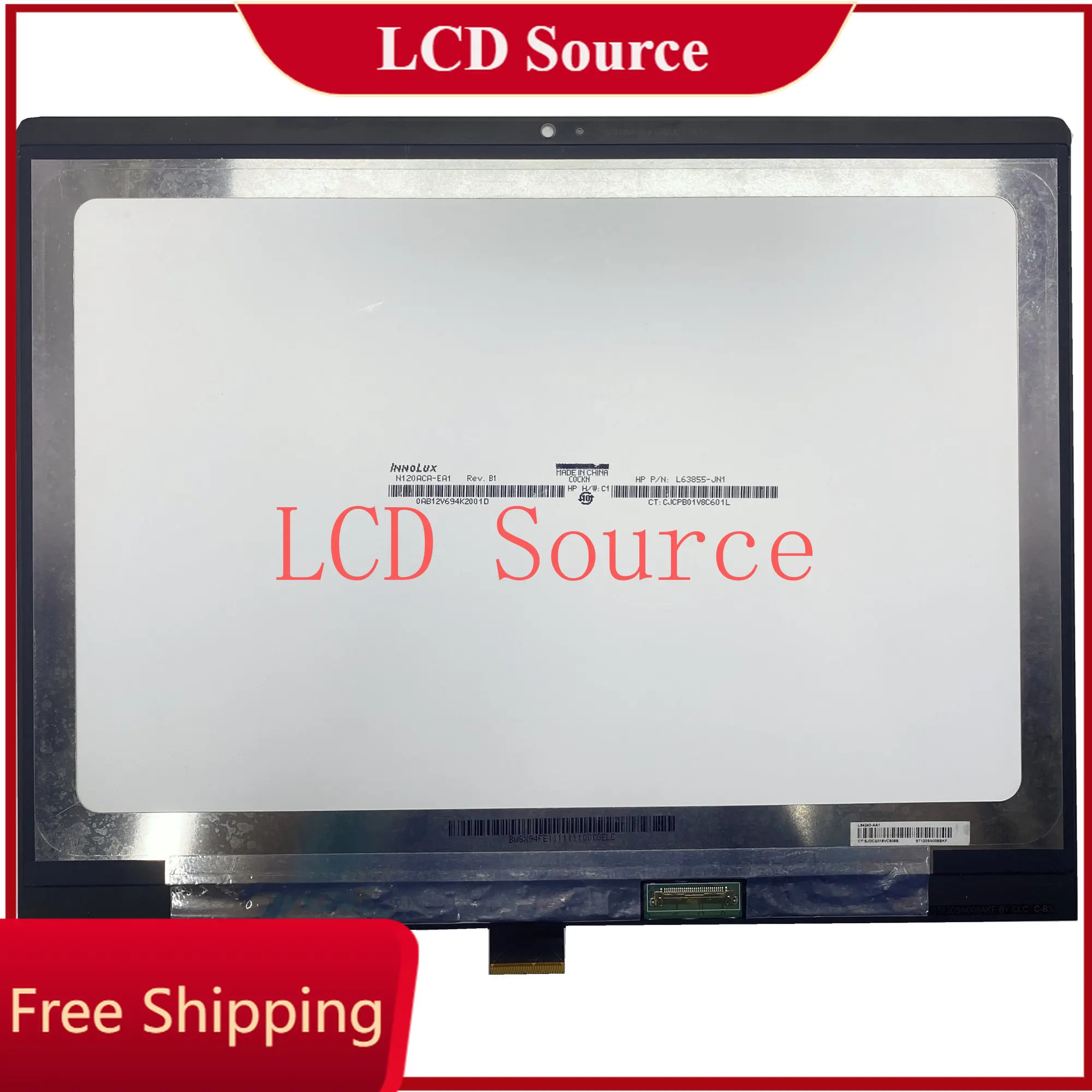 

N120ACA-EA1 Rev.B1 for HP X360 12B-CA 12B-CA L63855-JN1 CT:CJCPB01V8C601L LCD LED Touch Screen Digitizer Assembly