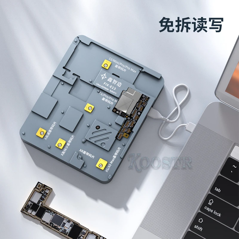 XZZ i4-EEPROM FIX-E13 Chip Programmer Logic Baseband Fixture Tool For iPhone X to 14ProMax Chip Disassembly-Free Read Write Data