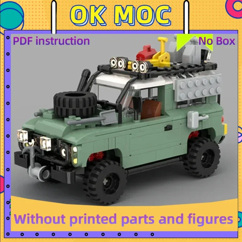 

Moc Building Blocks Classic Defender Of Car Model Series 90 Technical Bricks DIY Assembly Famous Toys For Child Holiday Gifts
