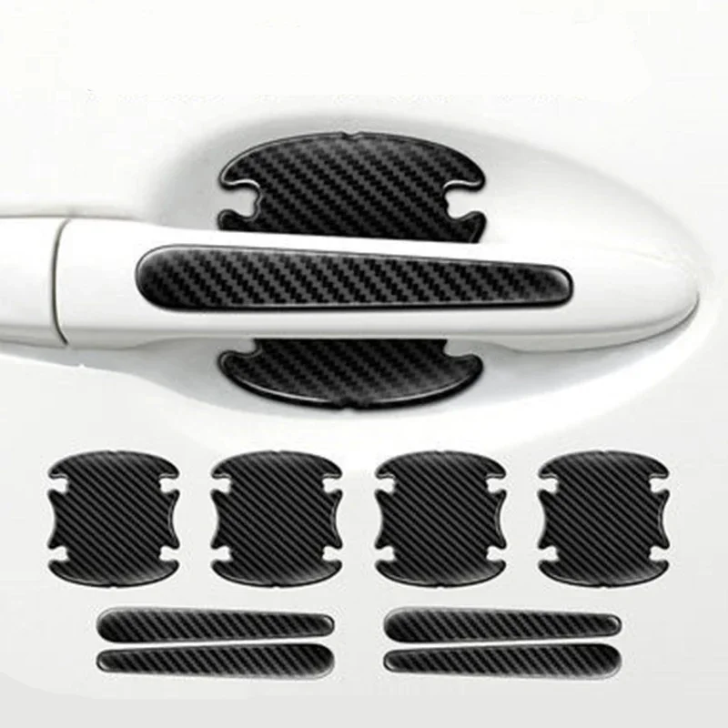 14Pcs/Set Car Door Handle Bowl Scratch Protection Stickers Invisible Bumper Scuff Bar Rearview Mirror Anti-collision Sticker