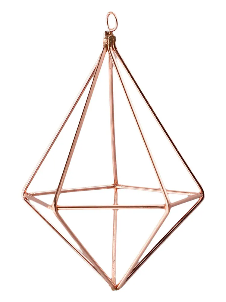 Air Plant Flower Pot Decoration Design Hanging geometric Shape Basket Garden Art Hanger Furnishing Holder Bracket