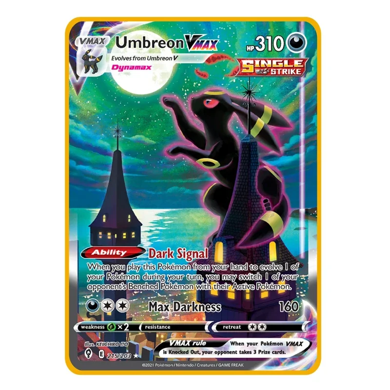 2026 New  Metal Card 10000 Points Arceus Charizard Super Card Golden English Mewtwo Vmax GX EX Christmas gifts