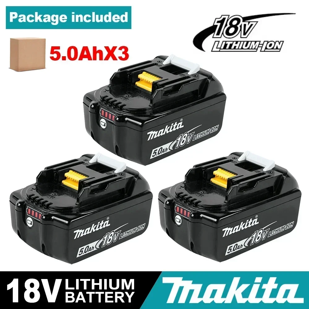 Voor Makita18V batterijpin oplaadbare 18V6.0Ah lithiumbatterij, Makita 18V BL1840, BL1830, BL1850, BL1850B