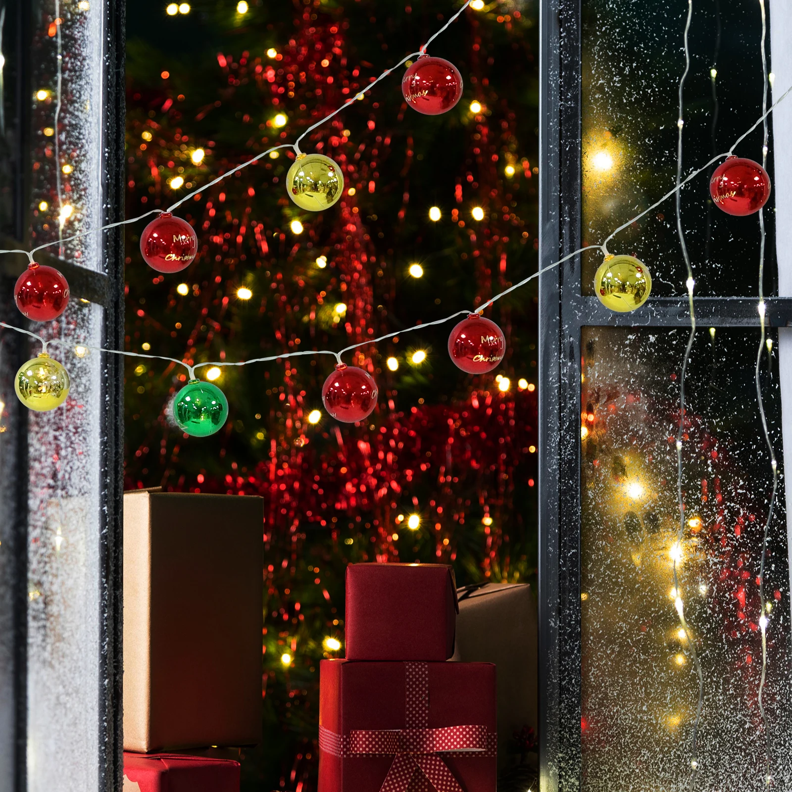 

1pc 20 Led Lights Christmas Wedding Party Decoration Lamp For Home Outdoor Festival Bar Usb String Light Simulation String Lamps