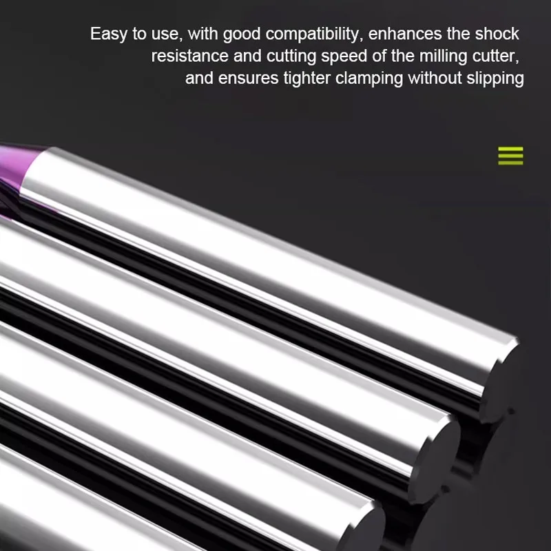 Azzkor ดอกกัดทังสเตนเหล็กคาร์ไบด์เคลือบสีสันสดใสแบบ3ขลุ่ยสำหรับเครื่องจักรอลูมิเนียมซีเอ็นซีเครื่องกัดร่องลึกสำหรับงานกัด