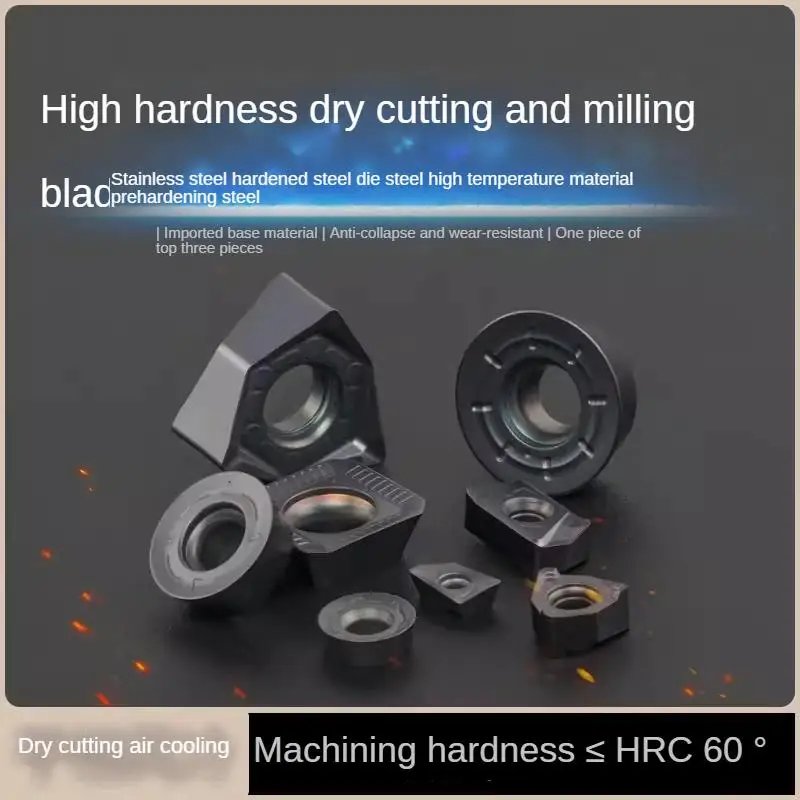 

Фрезерное лезвие высокой твердости для сухой резки APMT1604 1135 R5 R6 R8 LNMU0303 WNMU08 закаленная сталь