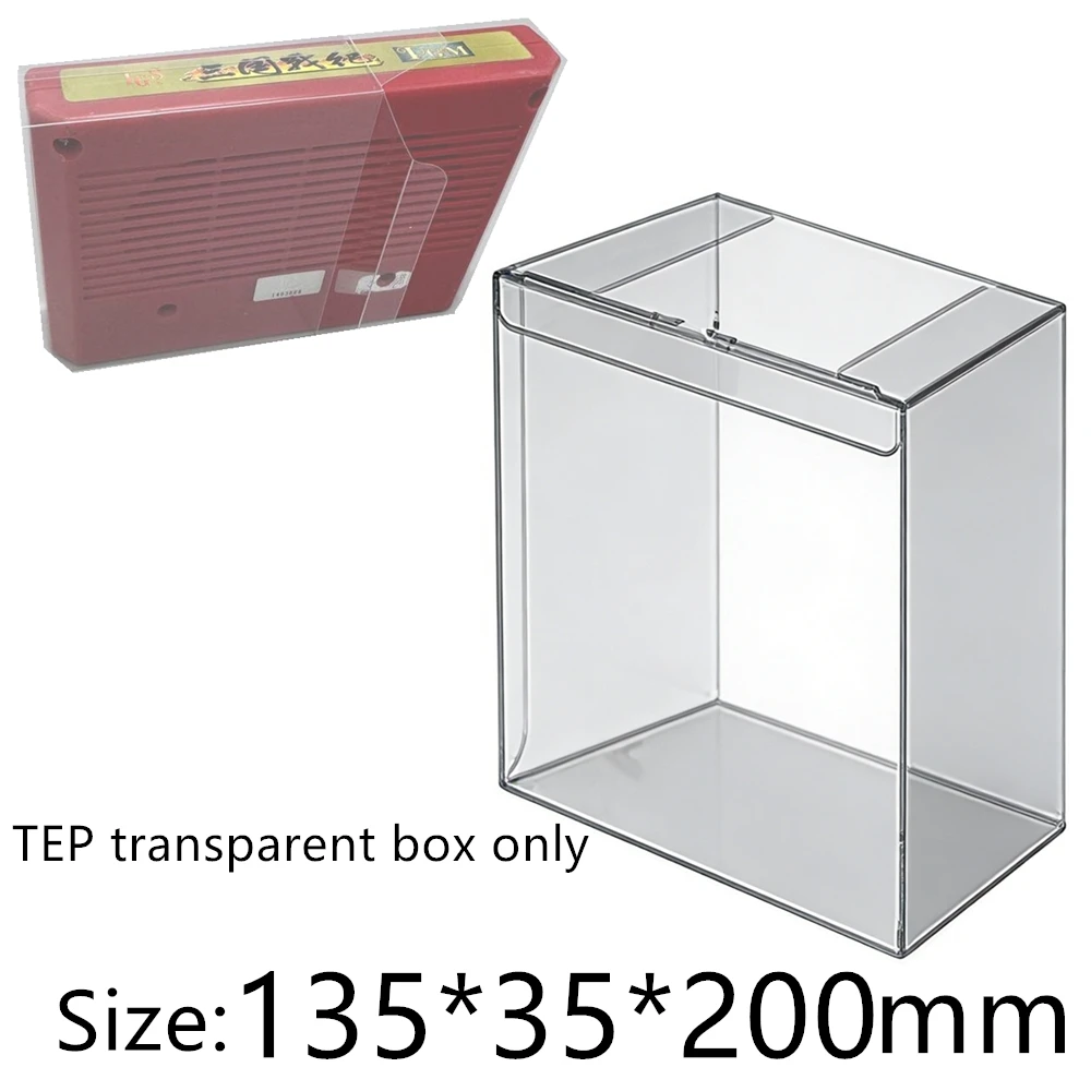 Transparent Box Protector For IGS PGM Cartridge Collect Boxes PET Storage Game Shell Clear Display Case