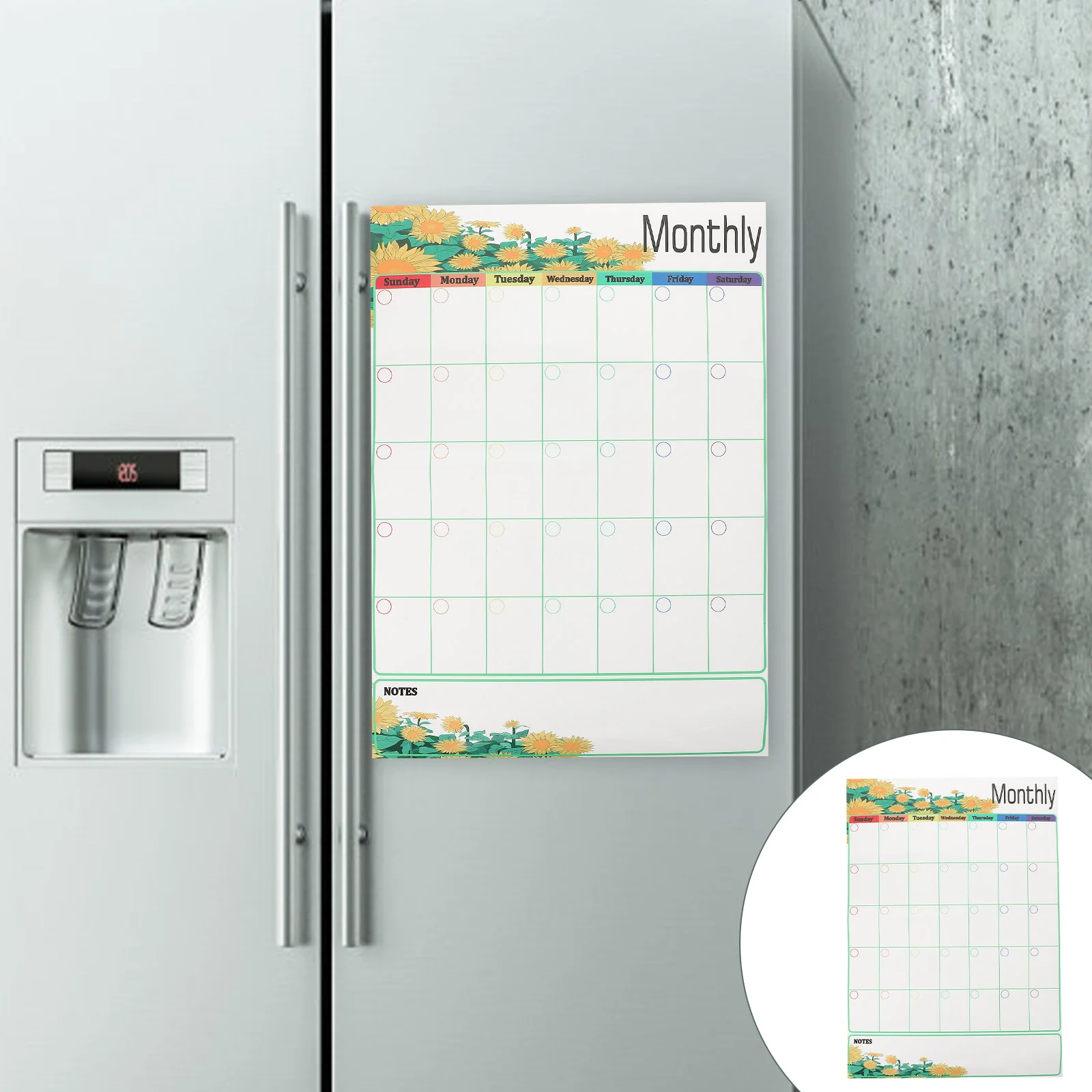 

Refrigerator Magnet Magnetic Weekly Planner Whiteboard Fridge Shelves for Clear Small Room Calendar Dry Erase