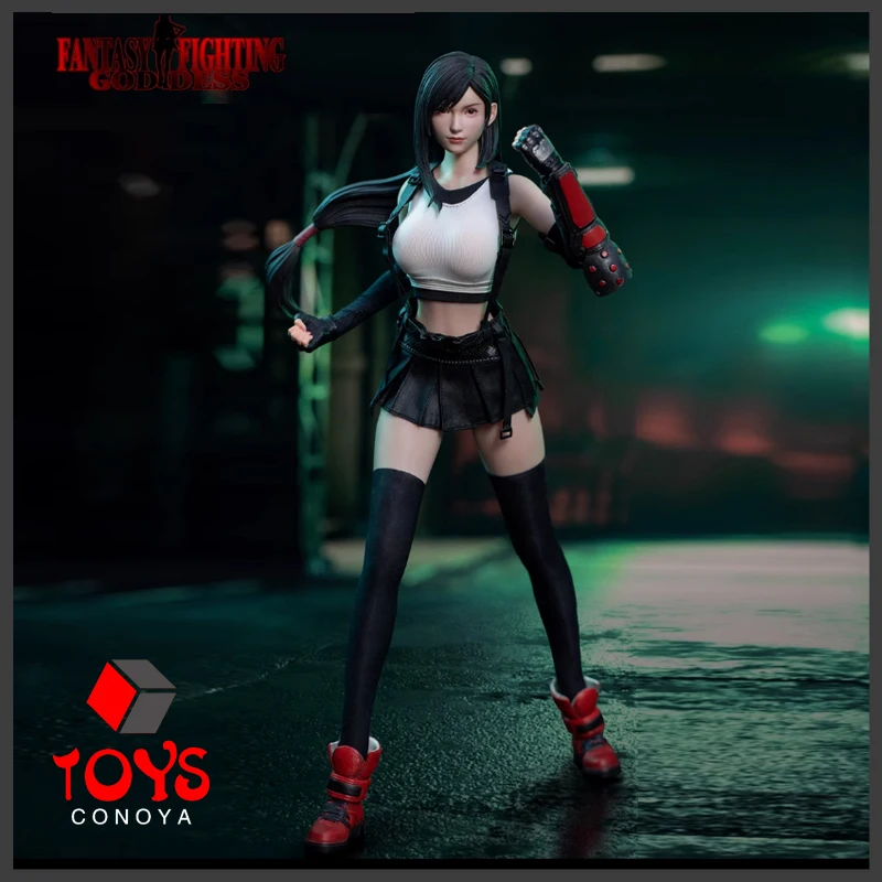 2024 Q2 LS2023-TF 1/6 Fantasy Goddess Tifa Movable Eye Action Figure 12'' Female Soldier Figurine Model Full Set Collectible Toy