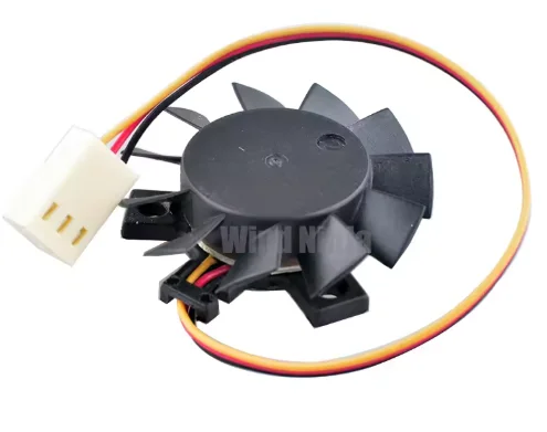For soft router industrial computer CPU DFS400912M Diameter 37mm hole pitch 25x25x25mm DC12V 1.3W 3pin Cooling fan