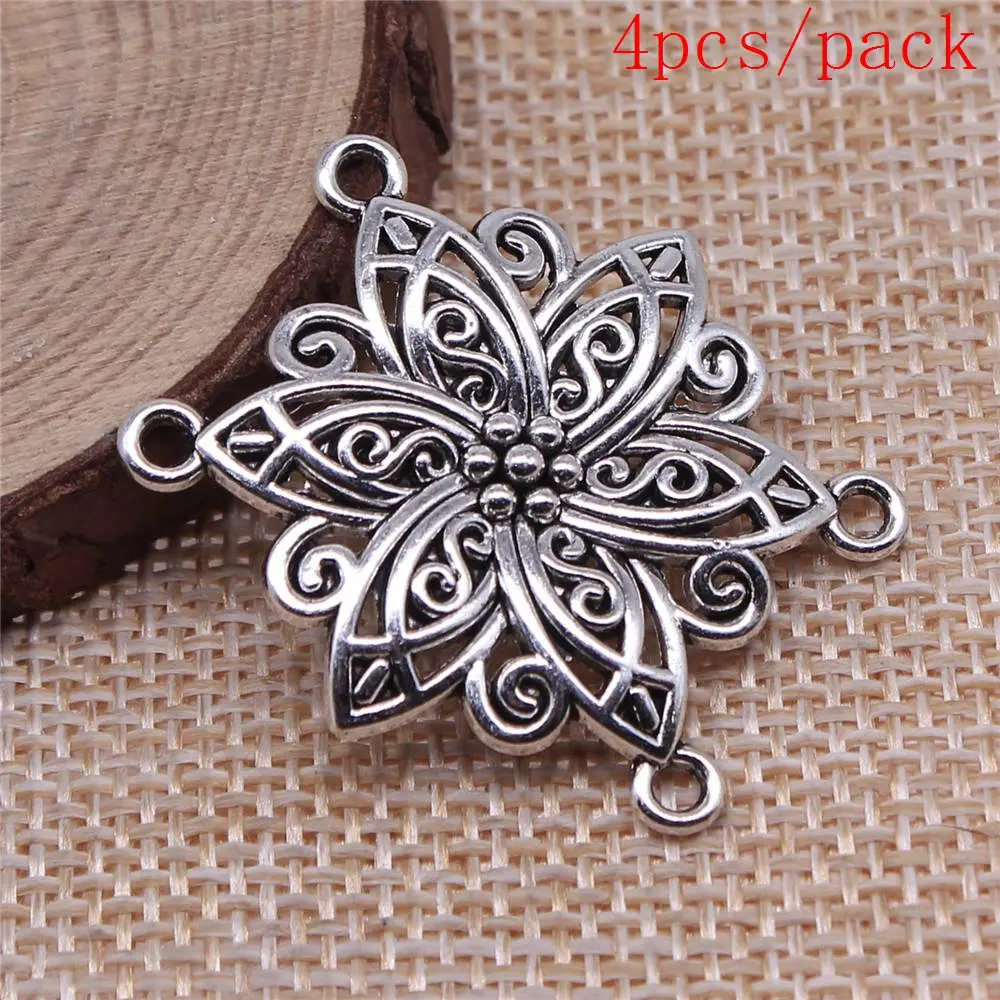 Body Chain Flower Porous Connector Charms For Jewelry Making DIY Pendants For Gift Bulk wholesale