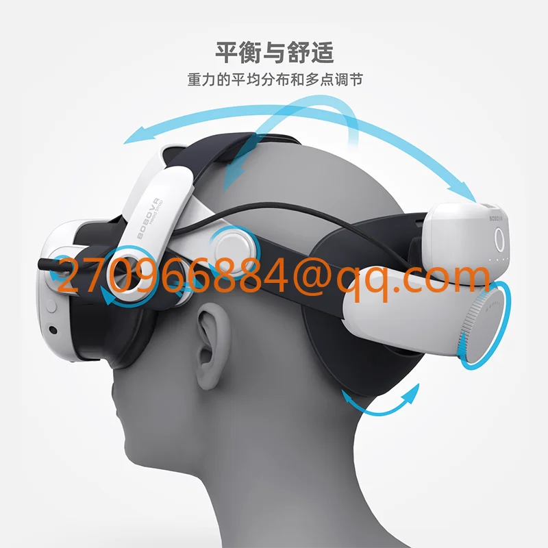 M3PRO headband is suitable for oculus quest3 headgear accessories, magnetic battery has long battery life, and it is convenient