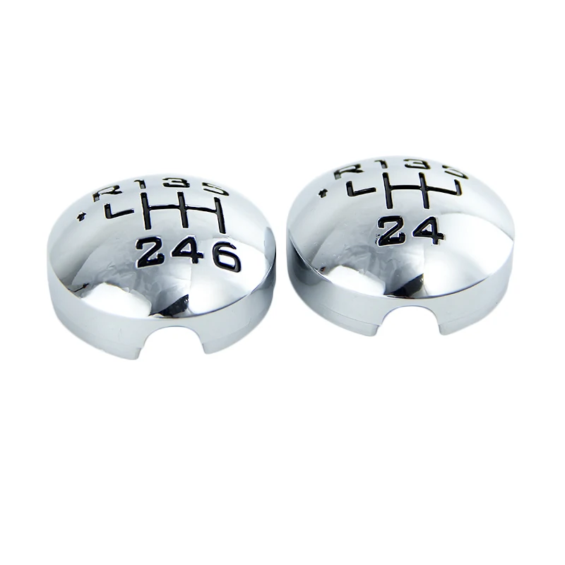 5/6 Speed Gear Shift Knob Cap Emblem Cover For Peugeot 307 308 3008 407 5008 807 Partner B9 Tepee Citroen C3 A51 C4 Picasso