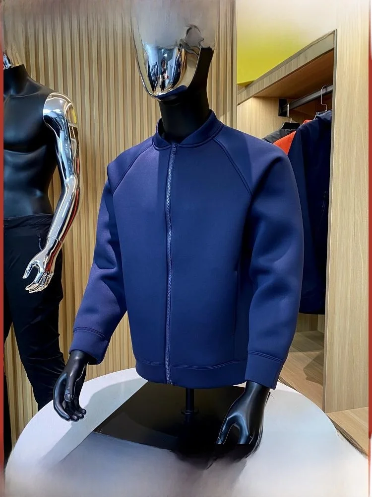 

Spring 2023 New Arrival Wild Home Men's Faion Space Cotton Hooded Zipper Jaet Casual Outerwear Youth ular Standa...