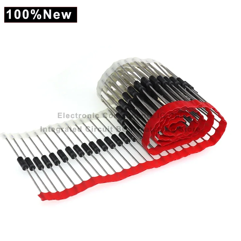 500pcs 1N4001 IN4001 Diodo Retificador 1A 50V DO-41 Novo Genuíno