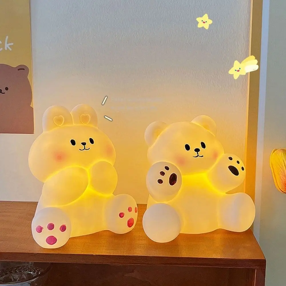 

Children Cute For Home Bedside Bear Rabbit LED Nightlight Sleeping Light Table Lamp Night Light