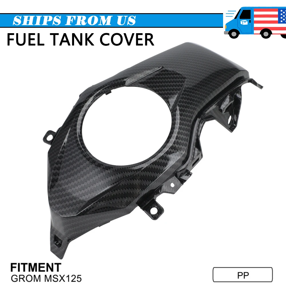 غطاء خزان الوقود لهوندا GROM MSX125 MSX 125 دراجة نارية الملحقات PP غطاء خزان الغاز حامي هدية موتوكروس الترابية دراجة الطرق غير الممهدة