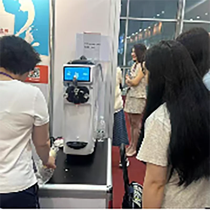 

Commercial Desktop Ice Cream Maker Mini Soft Ice Cream Machine