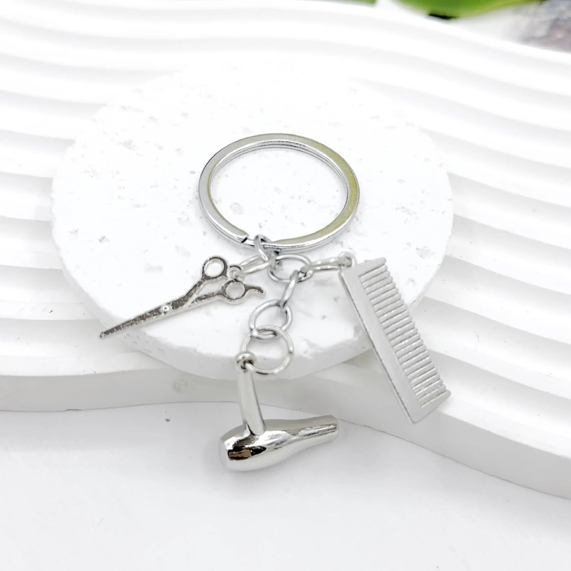 1개 패셔너블한 금속 열쇠고리, 모던한 열쇠고리 |   내구성 있는 금속