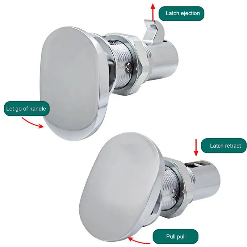 RV Locks For Storage Door Trailer Door Lock RV Storage Locks Atom Lock For Arcade Machine Cabinet Locks Secure For Campers