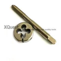 HSSE Metric screw Hand tap Split Die set M6 M6X1.25 M6X1 Fine thread Round dies taps M6X0.75 M6X0.5  for stainless steel