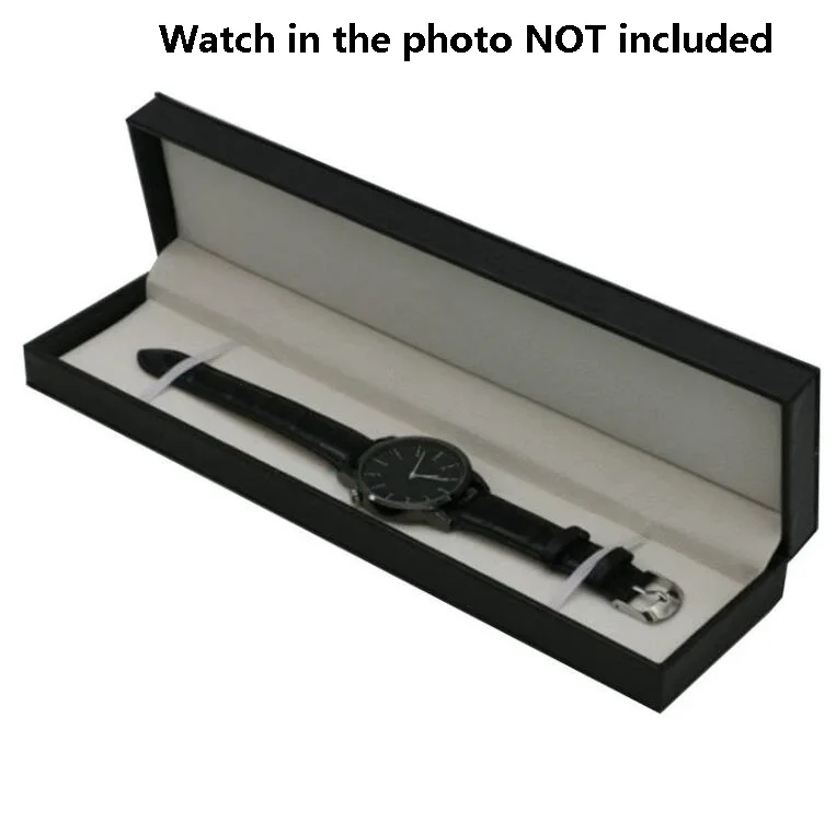 Watch Storage Case Portable Box Jewelry Holder PU Leather Display Box for Single Watch W1530