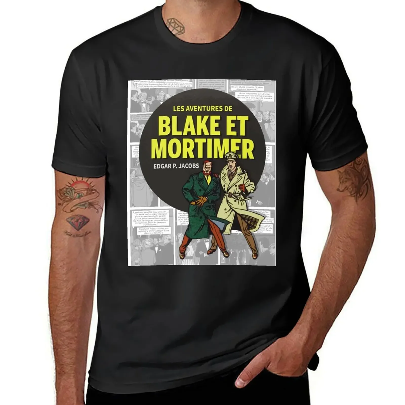 

The Adventures of Blake and Mortimer T-Shirt man t shirt korean fashion shirts graphic tee men