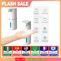 Soap Dispenser 1/2pc Automatic Foam Soap Dispenser Kitchen Bathroom Smart Infrared Touchless 380ml Hand Washer Chargeable