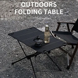 Outdoor ultra-light table aluminum alloy folding table portable mini roll table fishing picnic camping barbecue beach table