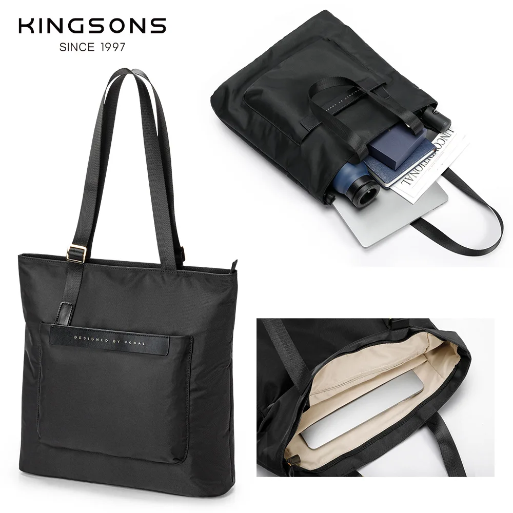 

Водонепроницаемая сумка-тоут Vgoal для поездок на работу, минималистичная сумка через плечо для мужчин и женщин, простой чехол для ноутбука, подходит для MacBook Pro 14 дюймов